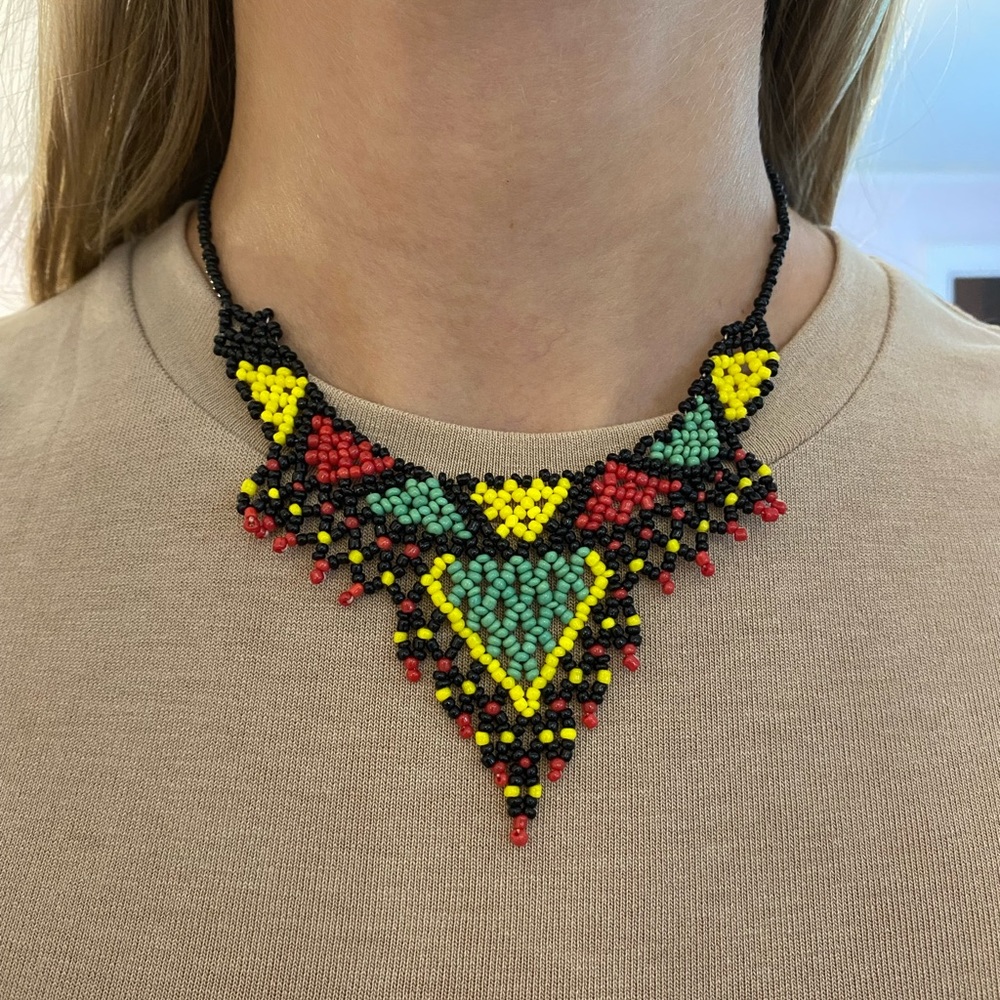 Authentic bead necklace from Rwanda